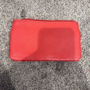 Relic Salmon Colored Zip Up Wallet Clutch